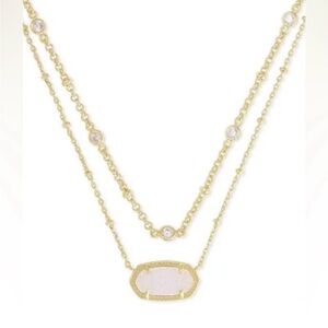 Kendra Scott Elisa Crystal Multi Strand Necklace